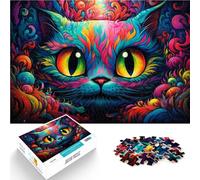 Puzzle de 1000 piezas para adultos, gato Alicia, sofisticado, difícil, rompecabezas de 26 x 38 cm, ideas de regalo únicas para cumpleaños y regalos para niños de 14 años