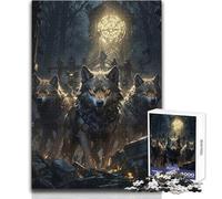 Puzzle de 1000 Piezas para Adultos Guardianes de la Catedral del Crepúsculo Maravilloso para días de Ocio Perezoso Juguete de Corte Ajustado confiable Tamaño 38x26cm