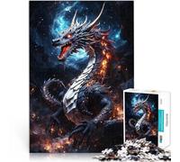 Puzzle de 1000 Piezas para Adultos Guarida del dragón Juguetes adictivos Que desafían la Inteligencia Cerebral Mejorar la Memoria 75x50cm