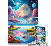 Puzzle de 1000 Piezas para Adultos Hermoso Universo Juego Familiar para aliviar el estrés: desafío difícil Apto para Parejas 38x26cm