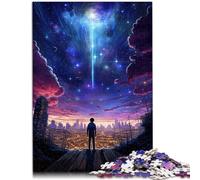 Puzzle de 1000 piezas para adultos, hermoso y espectacular juego de rompecabezas de ciudad de 50 x 70 cm, juego educativo para cumpleaños y Navidad