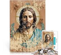Puzzle de 1000 Piezas para Adultos Icono de Jesucristo Kintsugi Juegos educativos Decoración del hogar Regalo de cumpleaños 75x50cm