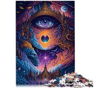 Puzzle de 1000 piezas para adultos Impresionante imagen antiestrés 38 x 52 cm con póster y hoja de preguntas y respuestas surtidas para adolescentes de 14 años y más.