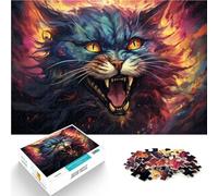 Puzzle de 1000 piezas para Adultos, Juego de demonios, gatos, espacio, juguetes, regalo, 50 x 75 cm, antiestrés, vacaciones en casa, para matar el tiempo