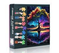 Puzzle de 1000 piezas para adultos, juego de habilidad imposible para toda la familia, colorido juego de mesa - Árbol de la vida en el lago, decoración del hogar