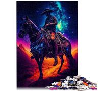 Puzzle de 1000 piezas para adultos, juego de rompecabezas de caballero 50 x 70 cm, desafío de la inteligencia cerebral, juguete adictivo para adolescentes a partir de 14 años