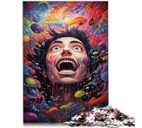 Puzzle de 1000 piezas para adultos, juguete educativo para aliviar el estrés, desafío de la inteligencia del cerebro, 26 x 38 cm