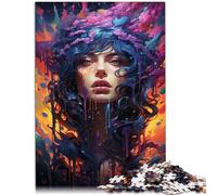Puzzle de 1000 piezas para adultos, juguete para mujer, ayuda al cerebro a entrenar juguetes adictivos y promover la paciencia 26 x 38 cm
