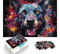 Puzzle de 1000 piezas para adultos, juguete para perros Ayuda al cerebro a entrenar juguetes adictivos y promover la paciencia 26 x 38 cm