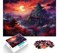 Puzzle de 1000 piezas para adultos Kiyomizudera Templo Japón, 50 x 70 cm, alivio del estrés, difícil desafío para adolescentes a partir de 14 años