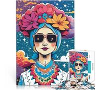 Puzzle de 1000 Piezas para Adultos La Dama Juego Familiar para aliviar el estrés: desafío difícil Mejorar el Amor Entre Parejas 75x50cm