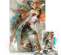 Puzzle de 1000 Piezas para Adultos La Mirada de Freja Ayuda al Cerebro a ejercitar Juguetes adictivos para Cultivar la Paciencia. Obra de Arte 52x38cm