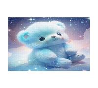 Puzzle de 1000 piezas para adultos, lindo oso, rompecabezas de madera para niños, rompecabezas creativo, regalo para amigos y familiares (75 x 50 cm)
