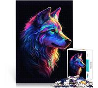 Puzzle de 1000 Piezas para Adultos Lobo Desafiante de completar, Pero Divertido y Gracioso. Colección de Artistas, Bellas Artes 38x26cm