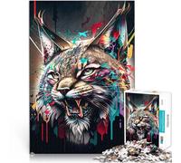 Puzzle de 1000 Piezas para Adultos LYNXPanorama Conjunto Izquierda 2 Diversión Familiar con Piezas de Formas aleatorias Que se entrelazan Completamente 38x26cm