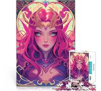 Puzzle de 1000 Piezas para Adultos Magia de la Hada Hechicera Juguete Educativo Intelectual descompresor Regalo para cumpleaños 75x50cm