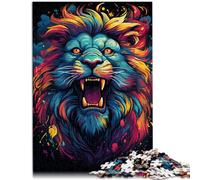 Puzzle de 1000 piezas para adultos mago león antiestrés, 50 x 70 cm, juego estimulante y juego familiar para adolescentes de 14 años y más