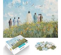 Puzzle de 1000 Piezas para Adultos Mira la Biblia de Jesús de los pájaros Juegos de relajación Toda la Familia. 52x38cm