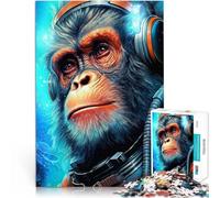 Puzzle de 1000 Piezas para Adultos Mono Espacial Juguetes adictivos Que desafían la Inteligencia Cerebral Ideas de Regalos 38x26cm