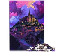 Puzzle de 1000 piezas para adultos "Mont Saint Impossible", diversión para el hogar, actividades en casa, regalo de cumpleaños, regalos de viaje para adolescentes a partir de 14 años, 26 x 38 cm