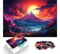 Puzzle de 1000 piezas para adultos, montaje de fantasía Fuji Asia, juguete de juguete 50 x 70 cm, adecuado como decoración de escritorio para niños de 14 años