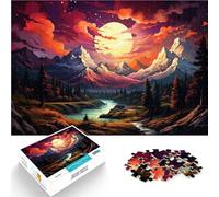 Puzzle de 1000 piezas para adultos, montañas de la Sierra Nevada, divertido rompecabezas para toda la familia, juego educativo para cumpleaños y Navidad, 26 x 38 cm