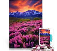 Puzzle de 1000 Piezas para Adultos Montañas de Primavera - Alpes de Abril desafío Educativo Toda la Familia. 75x50cm