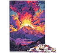 Puzzle de 1000 piezas para adultos Mount St Helens juguete para aliviar el estrés toda la familia para adolescentes a partir de 14 años, 26 x 38 cm