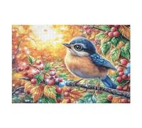Puzzle De 1000 Piezas para Adultos Muñeco de Nieve de Navidad 1000 PCS 75x50cm Puzzle De Arteterapia Ideal para Salud Mental Alivio del Estrés Regulación Emocional Regalo Divertida