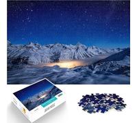 Puzzle de 1000 Piezas para Adultos Naturaleza Suiza Viajes Entrena tu Cerebro y Tus Manos Actividades Divertidas en casa, Regalos de cumpleaños, Regalos de Viaje, 52x38cm