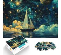 Puzzle de 1000 Piezas para Adultos Navegando por el Cosmos Entrena tu Cerebro y Tus Manos Decoración de Pared cumpleaños y Navidad 38x26cm