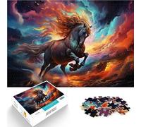 Puzzle de 1000 piezas para adultos Nebula Dark Horse Puzzle - Juego desafiante 26 x 38 cm Ideas únicas de cumpleaños e ideas de regalo para adolescentes a partir de 14 años