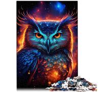 Puzzle de 1000 piezas para adultos Nebula Owl Puzzle Juegos educativos Ayuda al cerebro a entrenar juguetes adictivos para promover la paciencia 26 x 38 cm