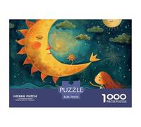 Puzzle De 1000 Piezas para Adultos,「Night Sky」,Materiales Reciclables De Primera Calidad Y Rompecabezas De Impresión De Alta Definición Under The Moon,Juego,Formación De Equipos,Regalo Y Regalo para