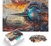 Puzzle de 1000 Piezas para Adultos Obras de Arte de Ciencia ficción Desafío difícil para aliviar el estrés Ideas de Regalos 50x70cm
