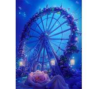 Puzzle de 1000 Piezas para Adultos País de Las Maravillas de Las Rosas, un Rompecabezas Desafiante y Difícil, Juego Educativo y Estimulante, Puzzles Divertido para Toda la Familia
