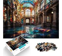 Puzzle de 1000 piezas para adultos, país húngaro, psicodélico, relajante, juguete educativo intelectual para adolescentes a partir de 14 años, 26 x 38 cm