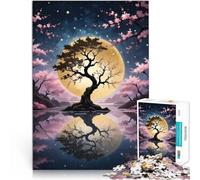 Puzzle de 1000 Piezas para Adultos Paisaje de fantasía de bonsái Juguetes de Juego para Regalo Familiar Decoración 50x70cm