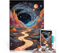 Puzzle de 1000 Piezas para Adultos Paisaje de fantasía Juego Familiar para aliviar el estrés: desafío difícil Una Obra de Arte 75x50cm