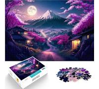 Puzzle de 1000 Piezas para Adultos Paisaje japonés 003 Alivia el estrés Vacaciones en casa Matar el Tiempo Buen Regalo 50x70cm