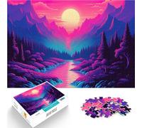 Puzzle de 1000 Piezas para Adultos Paisaje mágico Desafiante de completar, Pero Divertido y Gracioso. Mejorar el Amor Entre Parejas 52x38cm