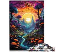 Puzzle de 1000 piezas para adultos, paisaje natural, juegos, juguete, regalo, 26 x 38 cm, fortalece el amor entre parejas, adecuado para niños y adolescentes a partir de 14 años