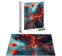 Puzzle de 1000 Piezas para Adultos, Paisaje Puzzle 1000 Piezas, Arquitectura Rompecabezas Adultos con Caja, Medidas: 75x50 cm, Rompecabezas Madera para Toda la Familia, Decoration, Regalo Mujer H-5274