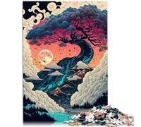 Puzzle de 1000 piezas para adultos, paisaje y montaña, decoración de pared, entrena tu cerebro y tus manos para adolescentes a partir de 14 años, 26 x 38 cm
