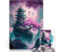 Puzzle de 1000 Piezas para Adultos Palacio Flotante de Japón Entrena tu Cerebro y Tus Manos Colección de Artistas, Bellas Artes 75x50cm