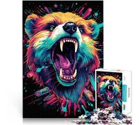 Puzzle de 1000 Piezas para Adultos Panda Roux Animales Puzzle Educativo Anti-Stress 14.96 Pulgadas x 20.47" Adecuado para Adolescentes de 14 años y Mayores