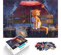Puzzle de 1000 Piezas para Adultos Perdido en el otoño Juguetes educativos de Aprendizaje Juegos Familiares Buen Regalo 52x38cm