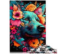 Puzzle de 1000 piezas para adultos perro difícil rompecabezas ayuda al cerebro a entrenar juguetes adictivos para promover la paciencia 26 x 38 cm
