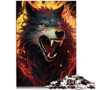 Puzzle de 1000 piezas para adultos, perro malo, decoración del hogar, rompecabezas de 26 x 38 cm, regalos para amigos y familiares para adolescentes a partir de 14 años