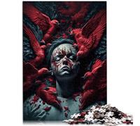 Puzzle de 1000 piezas para adultos, pesadillas, juegos de relajación, actividades divertidas en casa, regalo de cumpleaños, regalo de viaje para adolescentes a partir de 14 años, 26 x 38 cm